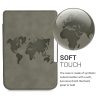 Husa pentru PocketBook Touch Lux 5 / Touch Lux 4 / Touch HD 3, Piele ecologica, Gri, kwmobile, 50228.07