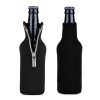 Set 2 Huse termice pentru sticle de 330 ml, Kwmobile, Negru, Neopren, 54533.03