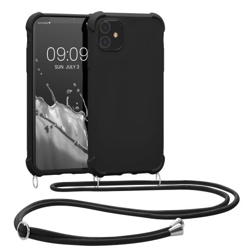 Husa iPhone 11, Silicon, Negru, 53838.01