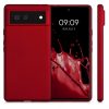 Husa Google Pixel 6, Silicon, Rosu, 55783.36