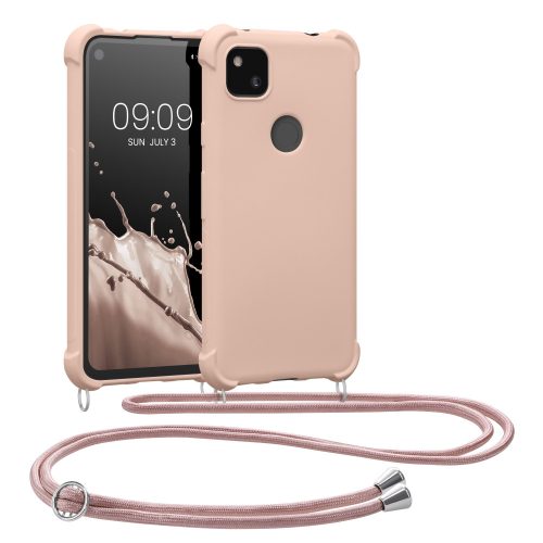 Husa Google Pixel 4a, Silicon, Roz, 53842.154