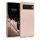 Husa Google Pixel 6, Silicon, Crem, 55783.31