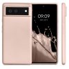 Husa Google Pixel 6, Silicon, Crem, 55783.31