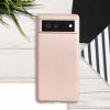 Husa Google Pixel 6, Silicon, Crem, 55783.31