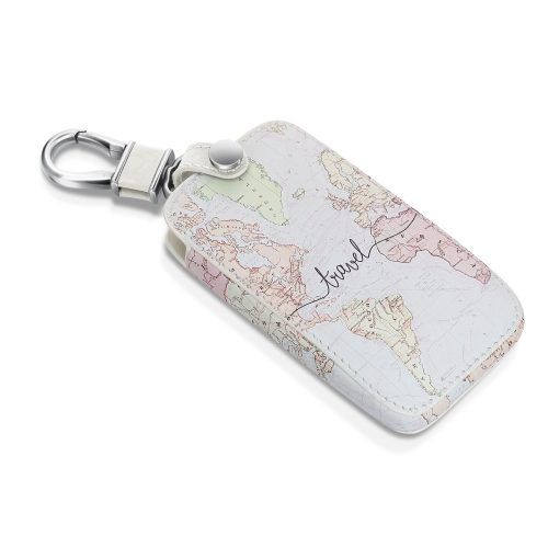 Husa Cheie Auto pentru Renault / Dacia - 4 Butoane - Keyless Go, kwmobile, Piele ecologica, Multicolor, 44637.47
