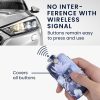 Husa Cheie Auto pentru Renault / Dacia - 4 Butoane - Keyless Go, kwmobile, Piele ecologica, Multicolor, 44637.46