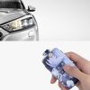 Husa Cheie Auto pentru Renault / Dacia - 4 Butoane - Keyless Go, kwmobile, Piele ecologica, Multicolor, 44637.46