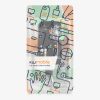 Husa Cheie Auto pentru Renault / Dacia - 4 Butoane - Keyless Go, kwmobile, Piele ecologica, Negru / Alb, 44637.44