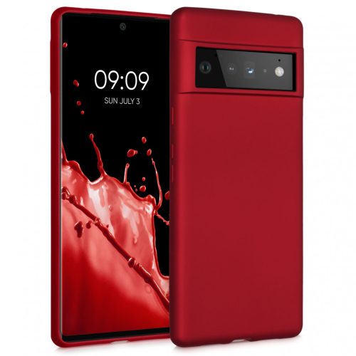 Husa Google Pixel 6 Pro, Silicon, Rosu, 55856.36