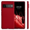 Husa Google Pixel 6 Pro, Silicon, Rosu, 55856.36