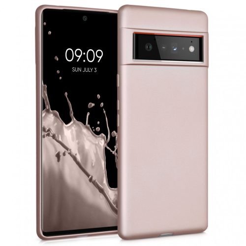 Husa Google Pixel 6 Pro, Silicon, Gold, 55856.31