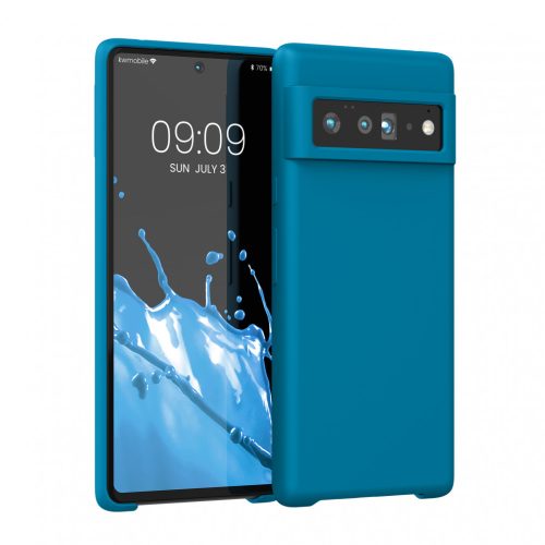 Husa Google Pixel 6 Pro, Silicon, Albastru, 55863.224