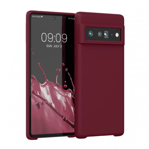 Husa Google Pixel 6 Pro, Silicon, Rosu, 55863.209