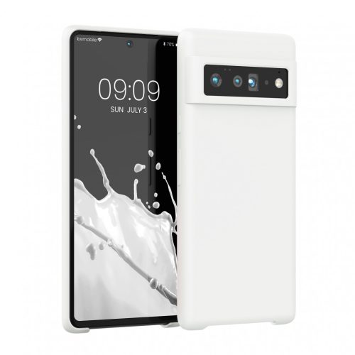 Husa Google Pixel 6 Pro, Silicon, Alb, 55863.48