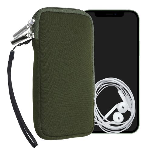 Husa universala telefon, XL - 6.8", Neopren, Verde, 46188.4.80
