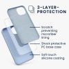 Husa iPhone 13, Silicon, Albastru, 55878.58