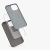 Husa iPhone 13 Mini, Silicon, Gri, 55877.155