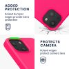 Husa iPhone 13 Mini, Silicon, Roz, 55877.77