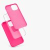 Husa iPhone 13 Mini, Silicon, Roz, 55877.77
