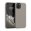 Husa iPhone 13, Silicon, Gri, 55878.43