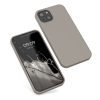 Husa iPhone 13, Silicon, Gri, 55878.43