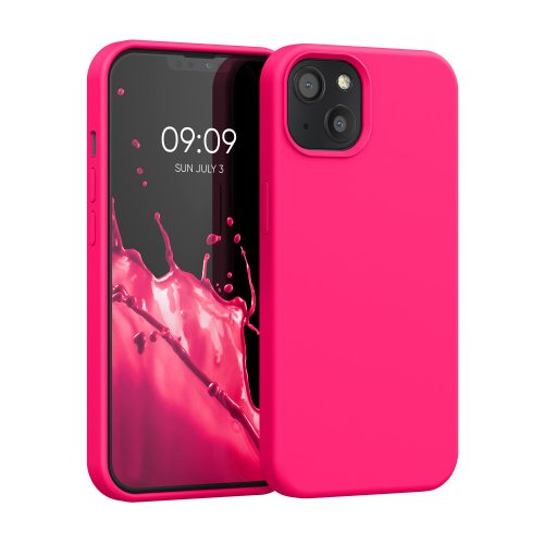 Husa iPhone 13, Silicon, Roz, 55878.77