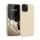 Husa Apple iPhone 13 Mini, Silicon, Crem, 55877.210