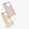 Husa Apple iPhone 13 Mini, Silicon, Crem, 55877.210