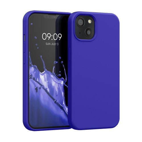 Husa iPhone 13, Silicon, Albastru, 55878.134