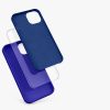Husa iPhone 13, Silicon, Albastru, 55878.134