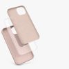 Husa iPhone 13, Silicon, Crem, 55878.10