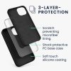 Husa iPhone 13, Silicon, Negru, 55878.01
