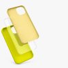 Husa Apple iPhone 13, Silicon, Galben, 55878.149