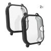 Set 2 Huse pentru Xiaomi Amazfit GTS 3 / Amazfit GTS 2 / Amazfit GTS 2e, kwmobile, Silicon, Negru, 53906.08