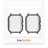 Set 2 Huse pentru Xiaomi Amazfit GTS 3 / Amazfit GTS 2 / Amazfit GTS 2e, kwmobile, Silicon, Negru, 53906.08