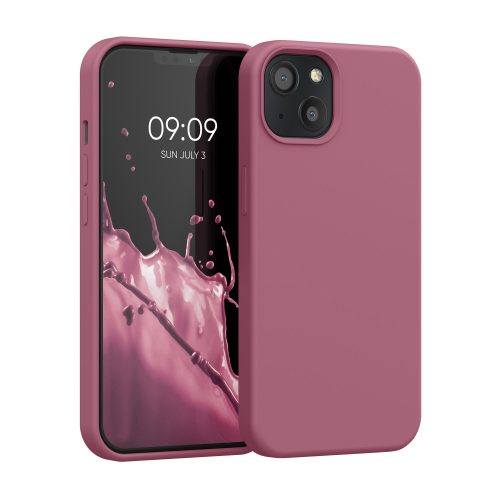 Husa iPhone 13, Silicon, Roz, 55878.167