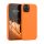 Husa iPhone 13, Silicon, Portocaliu, 55878.150