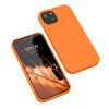Husa iPhone 13, Silicon, Portocaliu, 55878.150