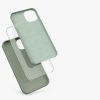 Husa iPhone 13, Silicon, Verde, 55878.172