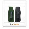 Set 2 Huse pentru Fitbit Inspire 2/Ace 3, Kwmobile, Negru/Verde, Silicon, 54017.05