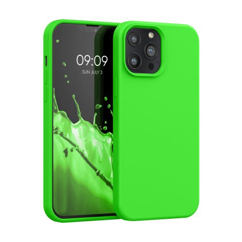 Husa iPhone 13 Pro Max, Silicon, Verde, 55881.159