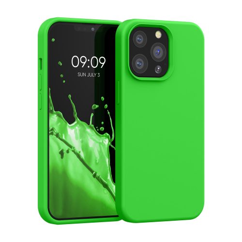 Husa iPhone 13 Pro, Silicon, Verde, 55880.159