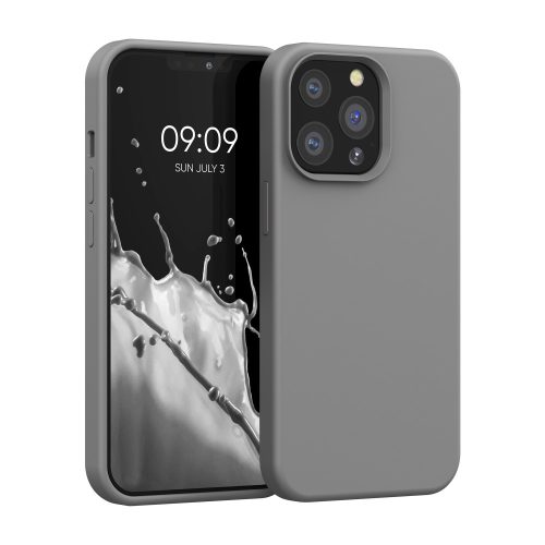 Husa iPhone 13 Pro, Silicon, Gri, 55880.155