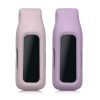 Set 2 Huse pentru Fitbit Inspire 2/Ace 3, Kwmobile, Mov/Roz, Silicon, 54017.06
