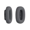 Set 2 Perne de urechi pentru casti Apple AirPods Max, Kwmobile, Gri, Piele ecologica, 55895.19