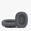 Set 2 Perne de urechi pentru casti Apple AirPods Max, Kwmobile, Gri, Piele ecologica, 55895.19