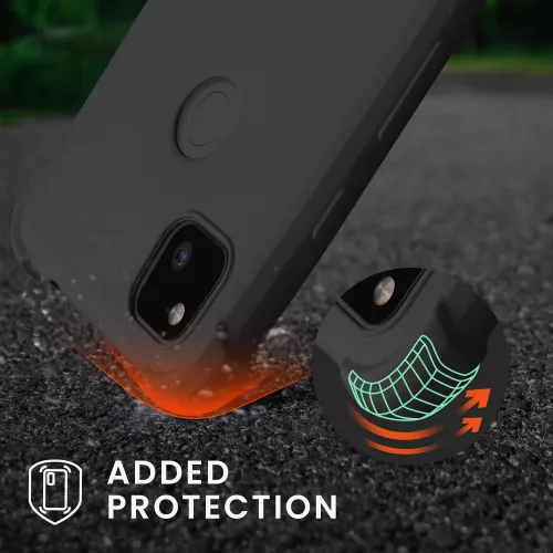 Husa Google Pixel 4a, Silicon, Negru, 53842.01