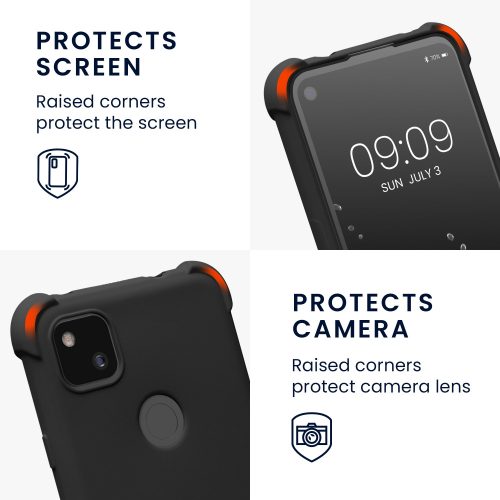 Husa Google Pixel 4a, Silicon, Negru, 53842.01