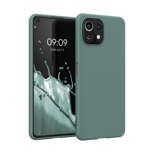 Husa Xiaomi Mi 11 Lite 5G, Silicon, Verde, 54726.171