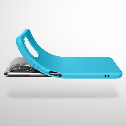 Husa Xiaomi Mi 11 Lite 5G, Silicon, Albastru, 54726.223